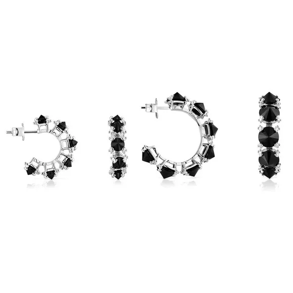 Tous Silver Turquoise Muffin Silver Bear Button Earrings - Picture 15 of 16